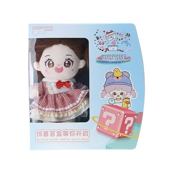 KieTeiiK 8 Coton Fille Poupée pour Enfants Déguisement Poupée en Peluche Reborns Poupée Coréenne Kpop Idole Poupée Adolescent