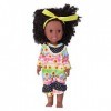 14 pouces poupées africaines réaliste bébé poupée bandeau enfants enfants enfant en bas âge jouet cadeau danniversaire