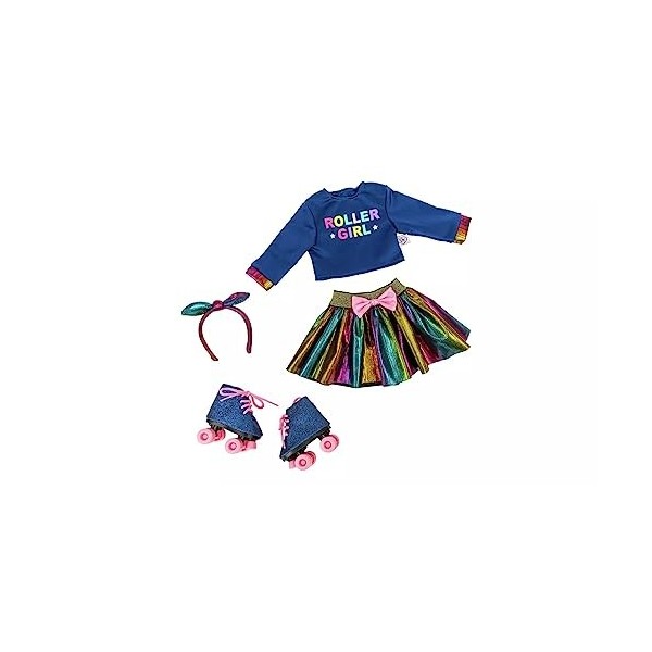 DesignaFriend Tenue de poupée patineuse à roulettes joliment emballée dans une boîte de style Bboutique Images et collection 
