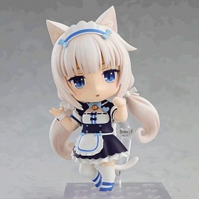 RIZWELLA H 3,94 Pouces Vanille/Chocolat Q Version Changeable Visage Poupée Mignonne Statue Poupée Décoration Anime Personnage