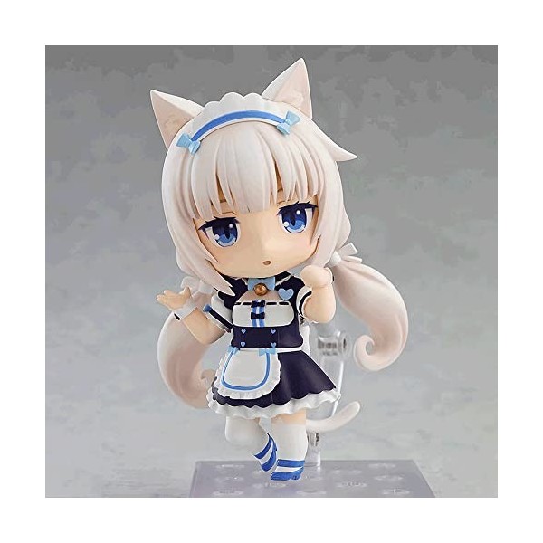 RIZWELLA H 3,94 Pouces Vanille/Chocolat Q Version Changeable Visage Poupée Mignonne Statue Poupée Décoration Anime Personnage