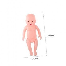 TOYANDONA Simulation Bébé Doux Poupée Reborn Bébé Fille Modèle De Bébé Réaliste Corps Entier en Silicone Modèle De Bébé Nouve
