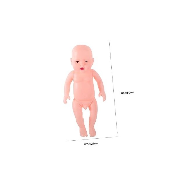 TOYANDONA Simulation Bébé Doux Poupée Reborn Bébé Fille Modèle De Bébé Réaliste Corps Entier en Silicone Modèle De Bébé Nouve