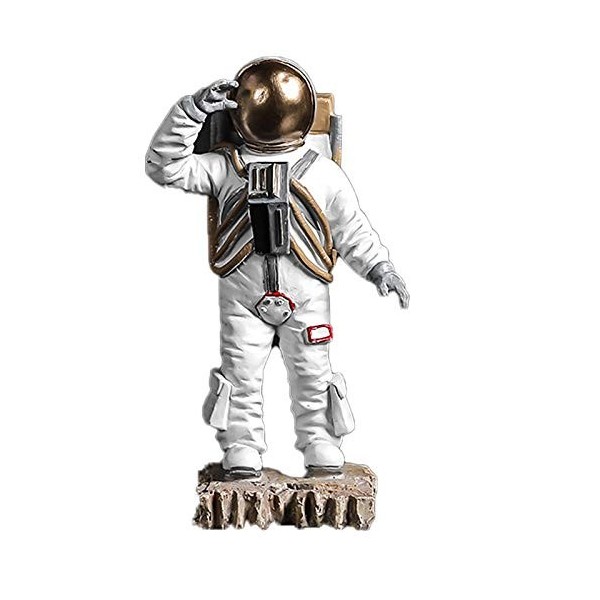HEWXWX 2020 Nouvelle Figurine, Ornements dastronaute, Cadeau créatif Spaceman résine poupée Accessoires Mini modèle pour Bur