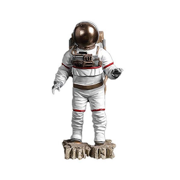 HEWXWX 2020 Nouvelle Figurine, Ornements dastronaute, Cadeau créatif Spaceman résine poupée Accessoires Mini modèle pour Bur