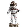 HEWXWX 2020 Nouvelle Figurine, Ornements dastronaute, Cadeau créatif Spaceman résine poupée Accessoires Mini modèle pour Bur