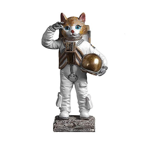 HEWXWX 2020 Nouvelle Figurine, Ornements dastronaute, Cadeau créatif Spaceman résine poupée Accessoires Mini modèle pour Bur