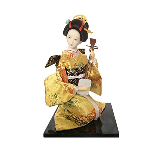 Japonais Kimono Geisha Poupée asiatique à collectionner Figurine Le restaurant Cadeau Artisanat Oriental Poupées De Soie Orie