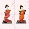 Japonais Kimono Geisha Poupée asiatique à collectionner Figurine Le restaurant Cadeau Artisanat Oriental Poupées De Soie Orie