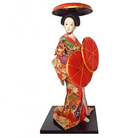Japonais Kimono Geisha Poupée asiatique à collectionner Figurine Le restaurant Cadeau Artisanat Oriental Poupées De Soie Orie