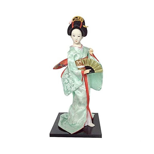 Japonais Kimono Geisha Poupée asiatique à collectionner Figurine Le restaurant Cadeau Artisanat Oriental Poupées De Soie Orie