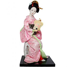 Japonais Kimono Geisha Poupée asiatique à collectionner Figurine Le restaurant Cadeau Artisanat Oriental Poupées De Soie Orie