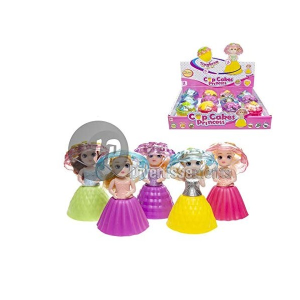 Lg Import Lot de 12x poupée Princesse Mini Cupcake parfumé Mix 10cm