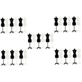 COHEALI 30 Pcs Support Meubles De Maison De Poupée Petite Présentoir Poupées Miniatures Poupée Représente pour Poupées De 18 