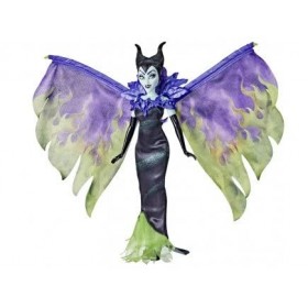 Coffret pour Disney : Poupee maléfique 30 cm - Set poupée Mannequin Princesse Les Villains + 1 Carte Animaux - Collector