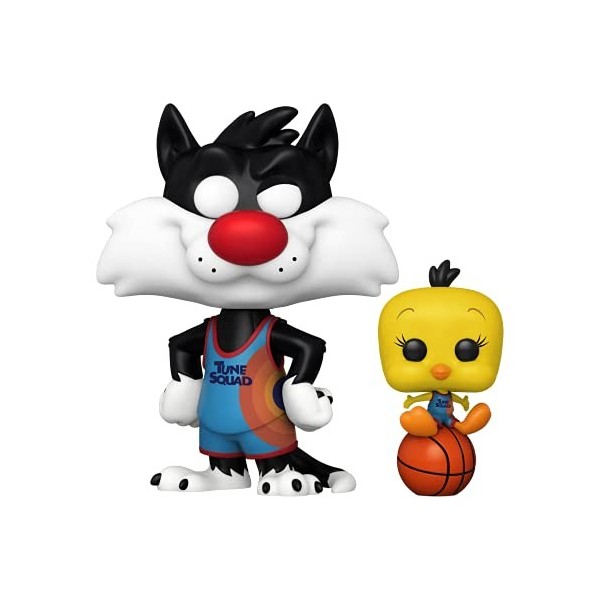 Funko Pop! and Buddy: Space Jam 2- Sylvester and Tweety - Figurine en Vinyle à Collectionner - Idée de Cadeau - Produits Offi