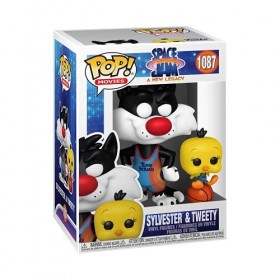 Funko Pop! and Buddy: Space Jam 2- Sylvester and Tweety - Figurine en Vinyle à Collectionner - Idée de Cadeau - Produits Offi