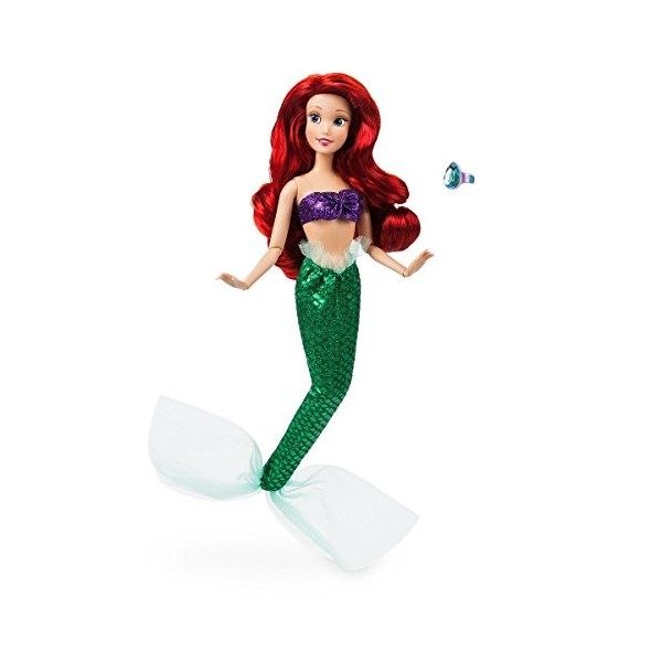 Poupée Classique Disney Ariel avec Bague - La Petite sirène