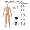 XiDonDon YMY23/YMY25 BJD Corps de poupée pour poupées SD articulées masculines Ob22, ob23, ob24 Corps de Remplacement GSC ave