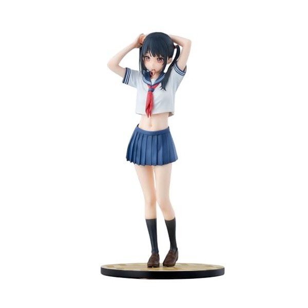 ForGue Figurine Anime Fille Figurine Hentai Figurine Ecchi Original -Sailor Fuku No Mannaka- Vêtements Amovibles Jouet de Sta