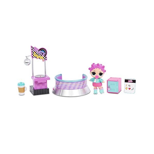 LOL Surprise Poupées collectionnables pour Filles - avec 10 Surprises et Accessoires - Roller Sk8er - Mobilier Series 3+ LOL 