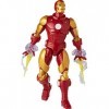 Marvel Hasbro Legends Series, Figurine de Collection de 15 cm Iron Man Armure modèle 70 des BD avec 4 Accessoires F4790 Multi