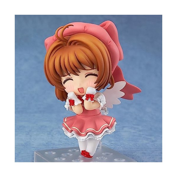 BRUGUI Statue de personnage danime version Q – Kinomoto Sakura – Cardcaptor Sakura – articulations mobiles, poupée faciale i