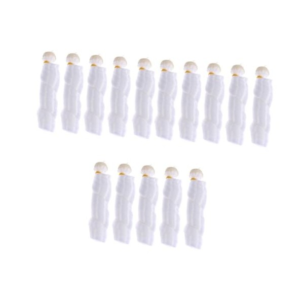 Toyvian 10 Pcs Poupée Cheveux pour Bouclés Poupée Cheveux Poupée Perruque pour LArtisanat Toupet T Outil Bouclés Perruque De