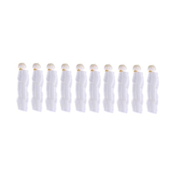 Toyvian 10 Pcs Poupée Cheveux pour Bouclés Poupée Cheveux Poupée Perruque pour LArtisanat Toupet T Outil Bouclés Perruque De