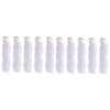 Toyvian 10 Pcs Poupée Cheveux pour Bouclés Poupée Cheveux Poupée Perruque pour LArtisanat Toupet T Outil Bouclés Perruque De