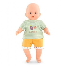 Corolle-T- Shirt & Bermuda la fête du Potager pour Poupon 36 cm, 9000141000