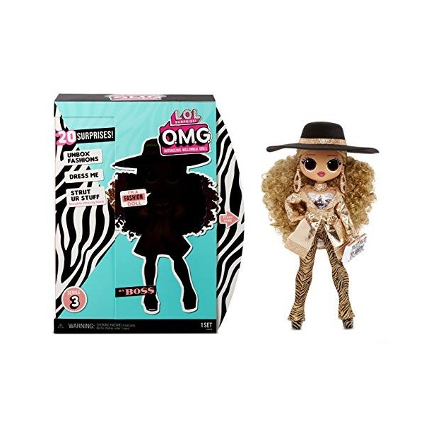 LOL Surprise Poupées mannequins collectionnables pour filles – Avec 20 surprises et accessoires - Class Prez - OMG Series 3