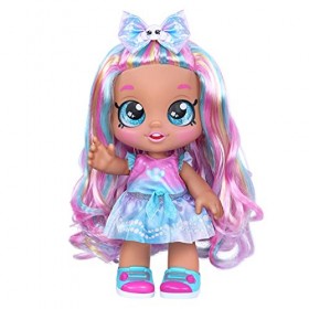 Kindi Kids Pearlina Summer Ice Cream Scented Big Sister Official 10 inch Toddler Doll with Bobble Head, Big Glitter Eyes, Cha