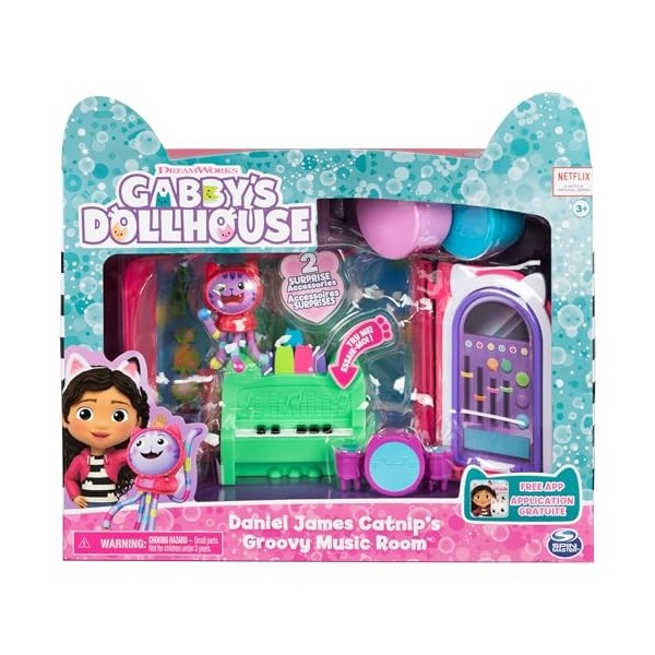 Spin Master Gabbys Dollhouse Salle de musique Groovy de Daniel James 6063575