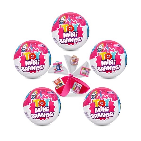 5 SURPRISE Toy Mini Brands Series 2 Capsule Collectible Toy 5 Pack by ZURU