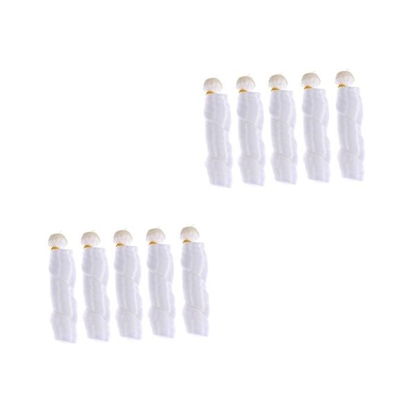 ibasenice 10 Pièces Perruque De Poupée Bricolage Trames De Cheveux De Poupée pour Bricolage Poupées Fabrication De Perruque P