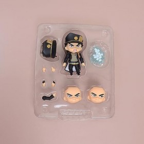 BRUGUI Statue de Personnage danime Version Q - Jotaro Kujo - Poupée Mobile Qui Change de Visage, Figurine daction complète,