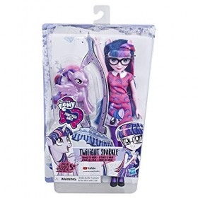 My Little Pony Equestria Girls - E5660 - A Travers Le Miroir - Poupée 28cm - Twilight Sparkle + Petit Pony Violet - Neuf