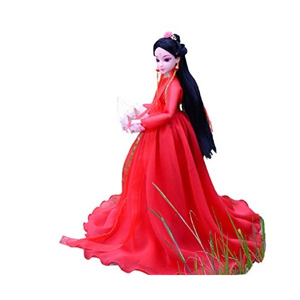 Poupée Ancienne Chinoise de 30 cm, poupées de Collection Barbie réalistes, poupées de Figurines Vintage décor à la Maison pou