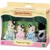 Sylvanian Families - 5181 - Famille Chat Bicolore - Mini Poupée & Triple Bunk Beds Families Lits Superposés à 3 Couchettes Bé