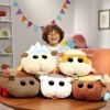 Pui Pui Molcar Grande Peluche - ABBEY - Animal Fourré & Très Doux de 41cm - Pour les Collectionneurs, Garçons & Filles, 3 ans