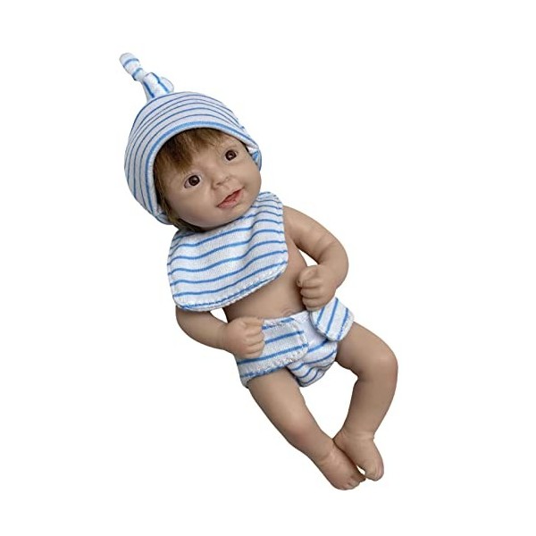WOTEG Mini poupées - Poupées 6 Pouces,Poupées bébé, Ensemble poupée et vêtements Nouveau-né, Cadeau pour Enfants