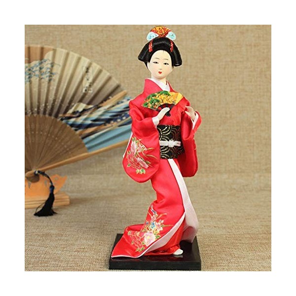 Poupée Geisha Japonaise Kimono Humanoïde Poupée Décoration Maison Cadeau Restaurant Cuisine Décoration Couleur : J 