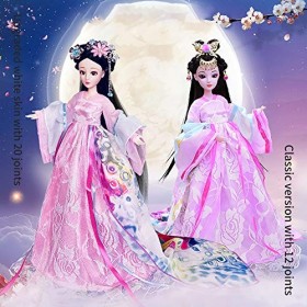 Poupée Ancienne Chinoise de 30 cm, poupées de Collection Barbie réalistes, poupées de Figurines Vintage décor à la Maison pou