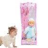 Poussette pour poupées - Poupée Soft Body Babies Incluse Fun Play Combo Set,Funny Girl Play House Jouet Pliable Bébés Pousset
