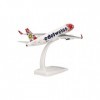 Herpa Maquette Avion Edelweiss Air Airbus A320 Help Alliance – HB-JLT, echelle 1/200, Snap-fit Model, pièce de Collection, d