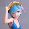 RIZWELLA H 9,06 pouces Re: La vie dans un monde différent de Zero Sheer Swimsuit Ver. Pose debout pleine poupée Anime Figure 