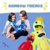 4PCs Rainbow Friends Peluche. Poupee des Amis Arc-en-Ciel Doll. Poupée Souple Rainbow Friends pour Cadeau aux Garçons et aux 