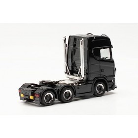 Herpa- Scania Maquette Camion CS 20 HD 6x2 Tracteur avec Pipes et Pare-Chocs, échelle 1/87, Model Allemand, pièce de Collecti