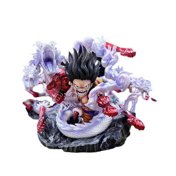 BeLLaq 15cm Figurine WCF Gear 4 Way Fly Action Figurine PVC Caoutchouc Serpent Homme Neuf têtes Anime Collection modèle poupé